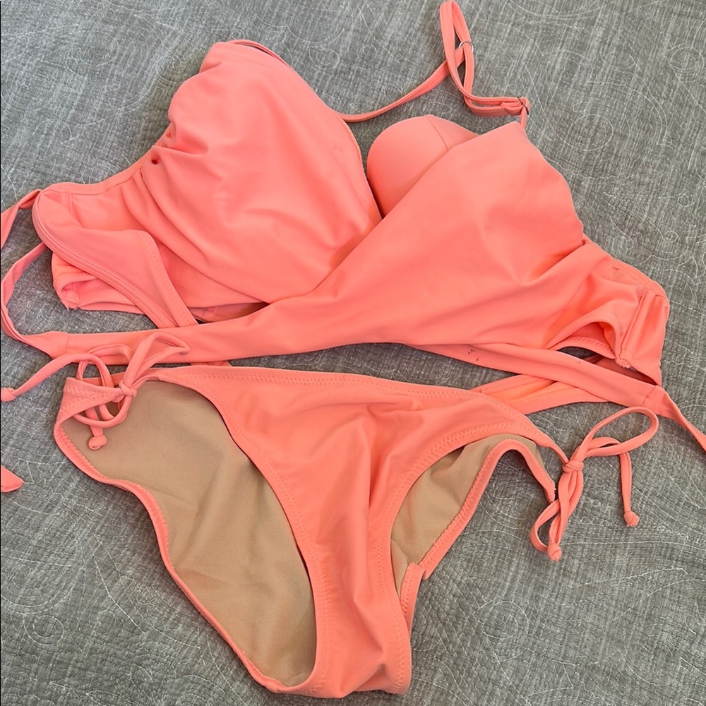 Coral Bikini Set